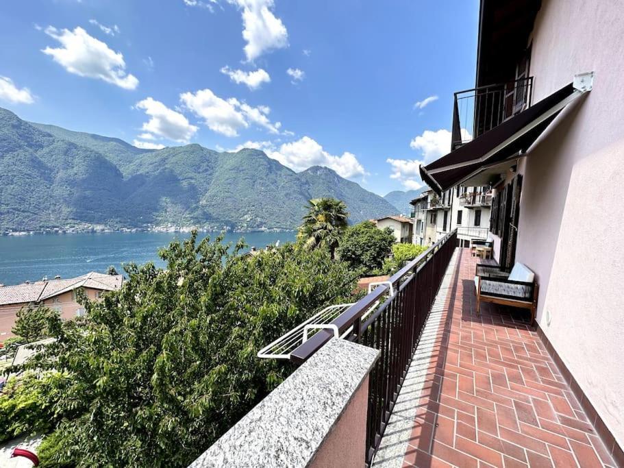 3Br Villetta Con Panoramica Sul Lago Несо Екстериор снимка
